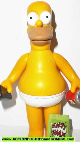 Simpsons HOMER CASUAL playmates world of springfield action figures