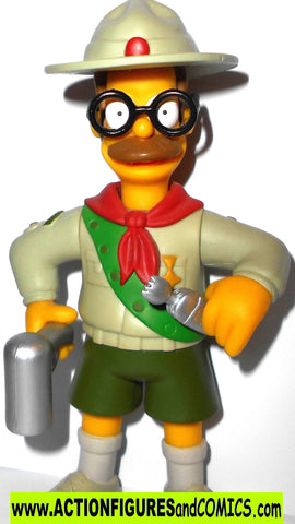 simpsons NED FLANDERS boy scouts 2002 playmates complete