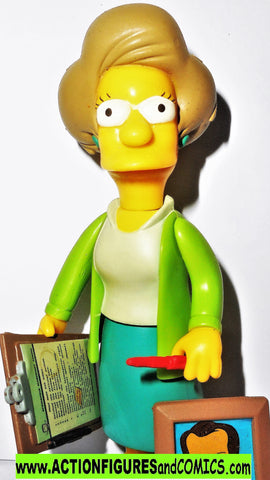 Simpsons EDNA KRABAPPEL 2001 Playmates world of springfield wos