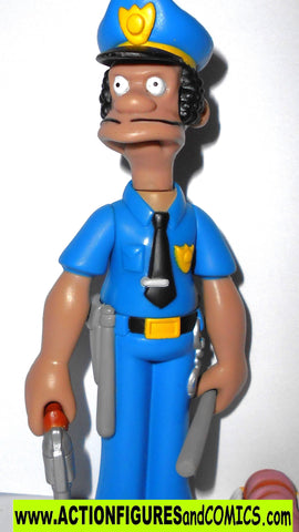 simpsons OFFICER LOU police playmates world of springfield complete
