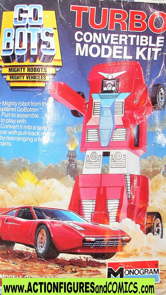 gobots TURBO monogram model 1984 vintage transformers tonka moc mib ...