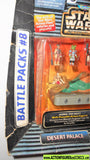 star wars micromachines JABBA the HUTT battle packs 8 1996 moc
