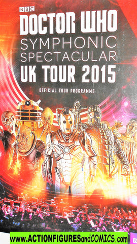 doctor who SYMPHONIC SPECTACULAR uk tour 2015 exclusive paperback PB