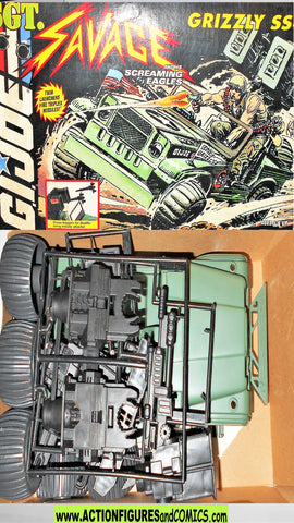 Gi joe GRIZZLY SS-1 army jeep sgt savage 1995 gijoe g i moc mib