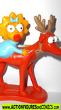 simpsons MAGGIE SIMPSON with SANTA'S LITTLE HELPER pet dog playmates