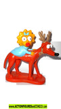 simpsons MAGGIE SIMPSON with SANTA'S LITTLE HELPER pet dog playmates