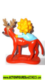 simpsons MAGGIE SIMPSON with SANTA'S LITTLE HELPER pet dog playmates