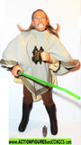 star wars action figures QUI GON JINN Poncho 12 inch 1999 episode I 1 movie