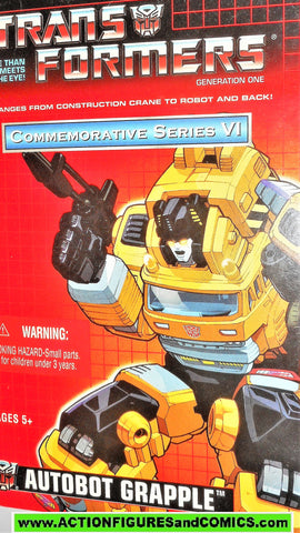 Transformers GRAPPLE commemorative Toys R Us Reissue moc mib