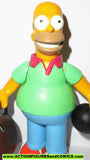 simpsons HOMER SIMPSON pin pal bowling playmates world of complete