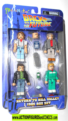 Retour vers le futur - Pack 4 figurines Minimates 30th Anniversary 1985 Box  Set 5 cm - Figurine-Discount