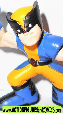 Marvel Super Hero Squad WOLVERINE yellow series 1 x-men