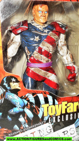 RISING STARS J Michael Straczynski PATRIOT UNMASKED toyfare 2000