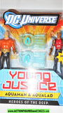 Young Justice AQUAMAN & AQUALAD 2 pack league dc universe moc mib
