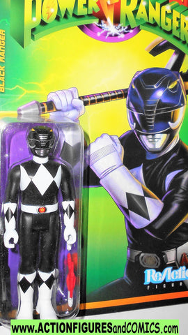 Power Rangers BLACK RANGER Reaction figures morphing super7 moc