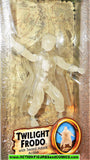 Lord of the Rings FRODO TWILIGHT clear white toy biz hobbit lotr movie moc