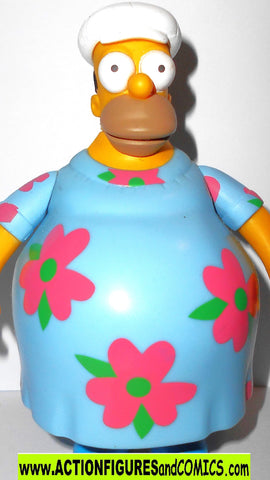 simpsons HOMER muumuu 2002 playmates wos kitchen complete