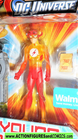 Young Justice KID LASH Walmart poster 4 inch dc universe league 2011 moc