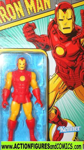 marvel legends retro IRON MAN 3.75 inch avengers universe moc