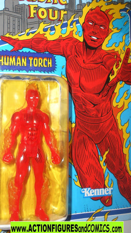 marvel legends retro HUMAN TORCH 3.75 inch avengers universe 4 moc
