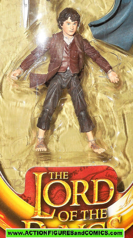 Lord of the Rings FRODO ELVEN CLOAKED toy biz complete hobbit moc