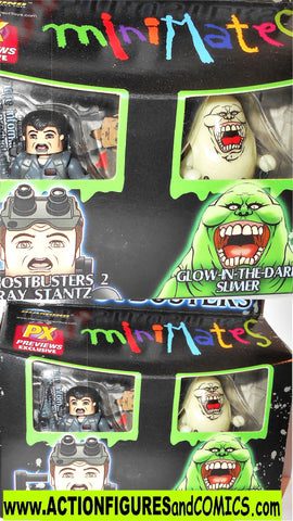 minimates Ghostbusters RAY STANTZ SLIMER Glow dark 2009