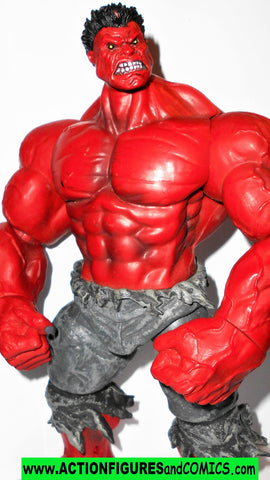 marvel select RED HULK 10 inch toy biz legends universe 2014