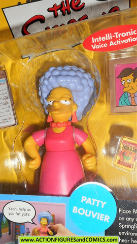 simpsons PATTY BOUVIER series 4 2001 playmates world of springfield moc