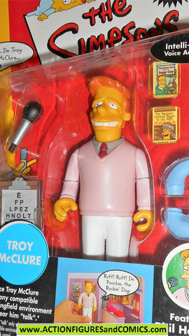 simpsons TROY McCLURE all star voices playmates world of springfield moc