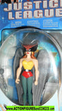 justice league unlimited HAWKGIRL series 1 2003 stand  dc universe moc
