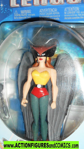 justice league unlimited HAWKGIRL series 1 2003 stand  dc universe moc