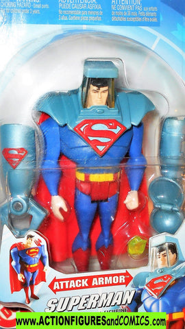 justice league unlimited SUPERMAN attack armor mattel dc universe moc