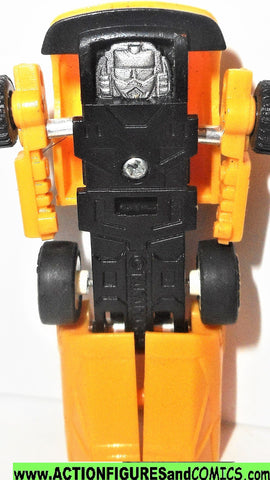 Transformers G1 1985 MINI SPY yellow porshe FX-1 compete w RUB SIGN