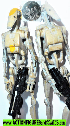 star wars action figures OOM-9 & BATTLE DROID  30th anniversary