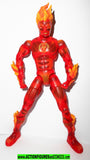 marvel legends HUMAN TORCH fantastic 4 VARIANT 2002 series II 2 fig