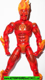 marvel legends HUMAN TORCH fantastic 4 VARIANT 2002 series II 2 fig