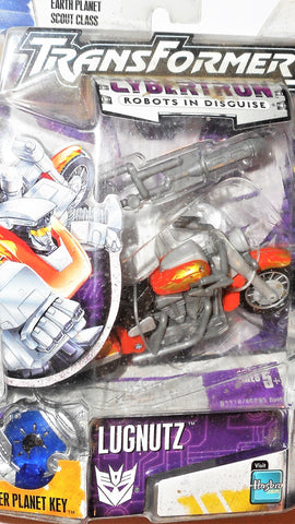 Transformers Cybertron LUGNUTZ 2005 action figures motorcycle moc 000