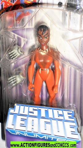justice league unlimited VIXEN with CLAWS dc universe mattel animated moc