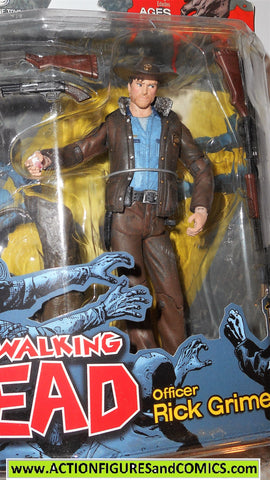 The Walking Dead OFFICER RICK GRIMES 2011 color moc 000
