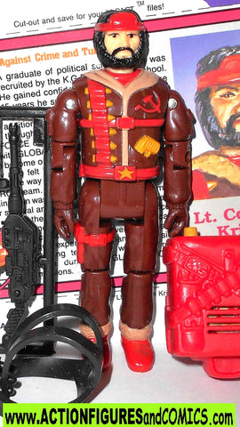 M Pact 1991 RED WOLF ivan krinski toy max gi joe style vintage