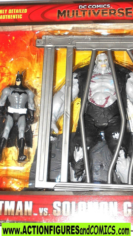 DC Universe multiverse BATMAN vs GRUNDY arkham asylum moc mib