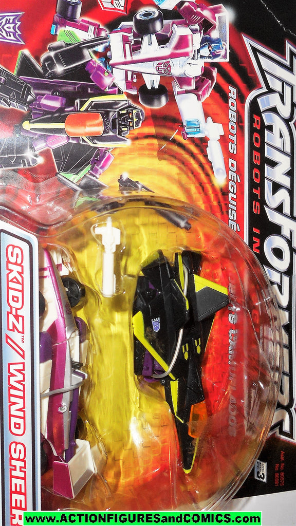 transformers RID SKID-Z WIND SHEER 2001 robots in disguise 2000 moc ...