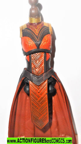 okoye red dress Okoye- "Black Panther"