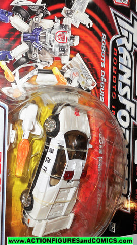 transformers RID PROWL 2001 robots in disguise police car cop cops 2000 moc