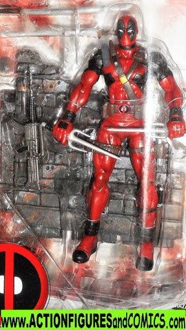 marvel select DEADPOOL 2015 7 inch x-men X-force red black moc
