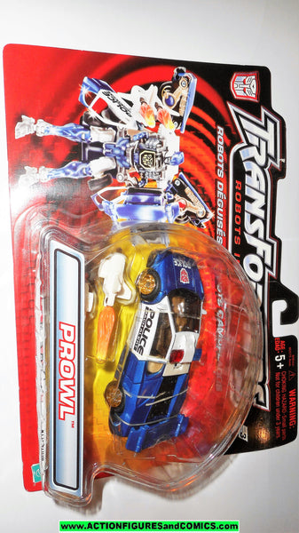 transformers RID PROWL 2001 blue robots in disguise police car cop cop ...