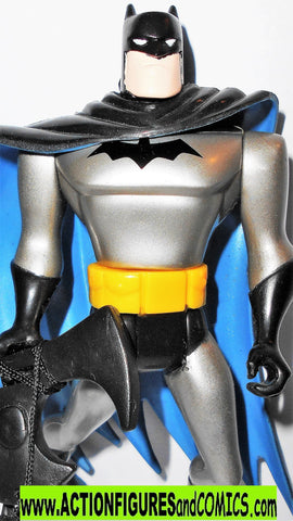 batman animated series BATMAN silver suit blue cape 1998 arkham two face