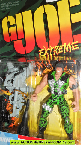 Gi joe SGT SAVAGE 1995 gijoe extreme hasbro toy figure g i moc