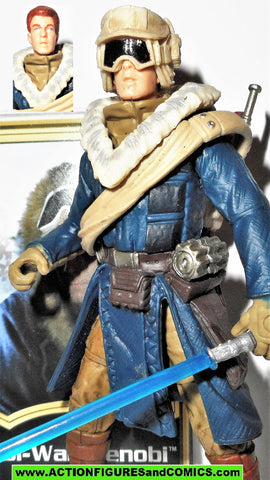 star wars action figures OBI WAN KENOBI cold weather gear power of the jedi potj