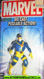 Marvel die cast CYCLOPS die cast poseable metals x-men 1995 toybiz universe moc